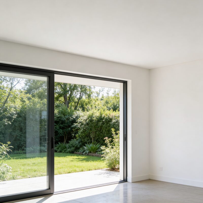 Hebeschiebe-Tür zum Garten — Fenster- und Türmontage von VI-Works im Rhein-Main-Gebiet